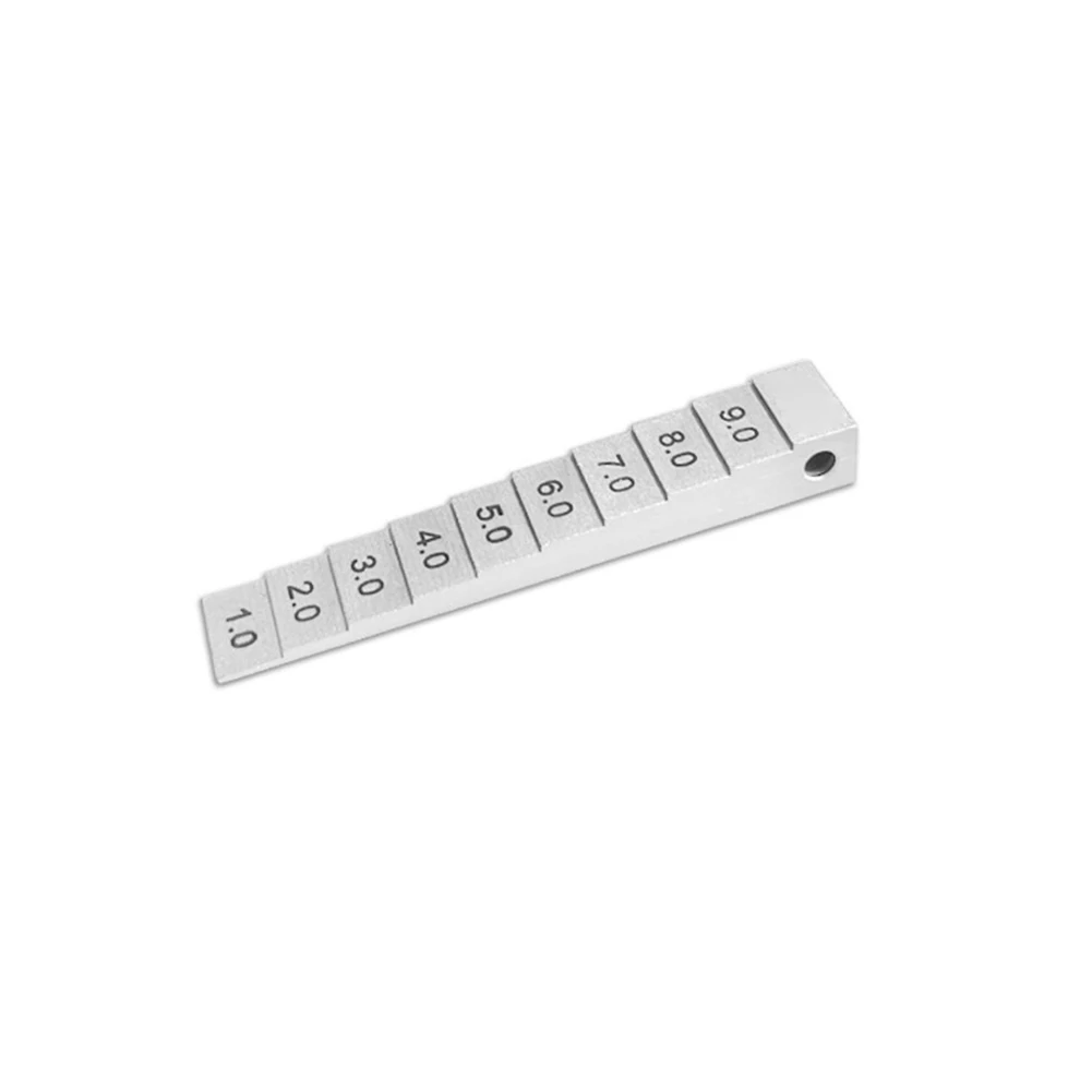 Carbon Steel Tapered Feeler Gauge Designed to Provide Exact Measurements of Gaps and Grooves Across Multiple Industries