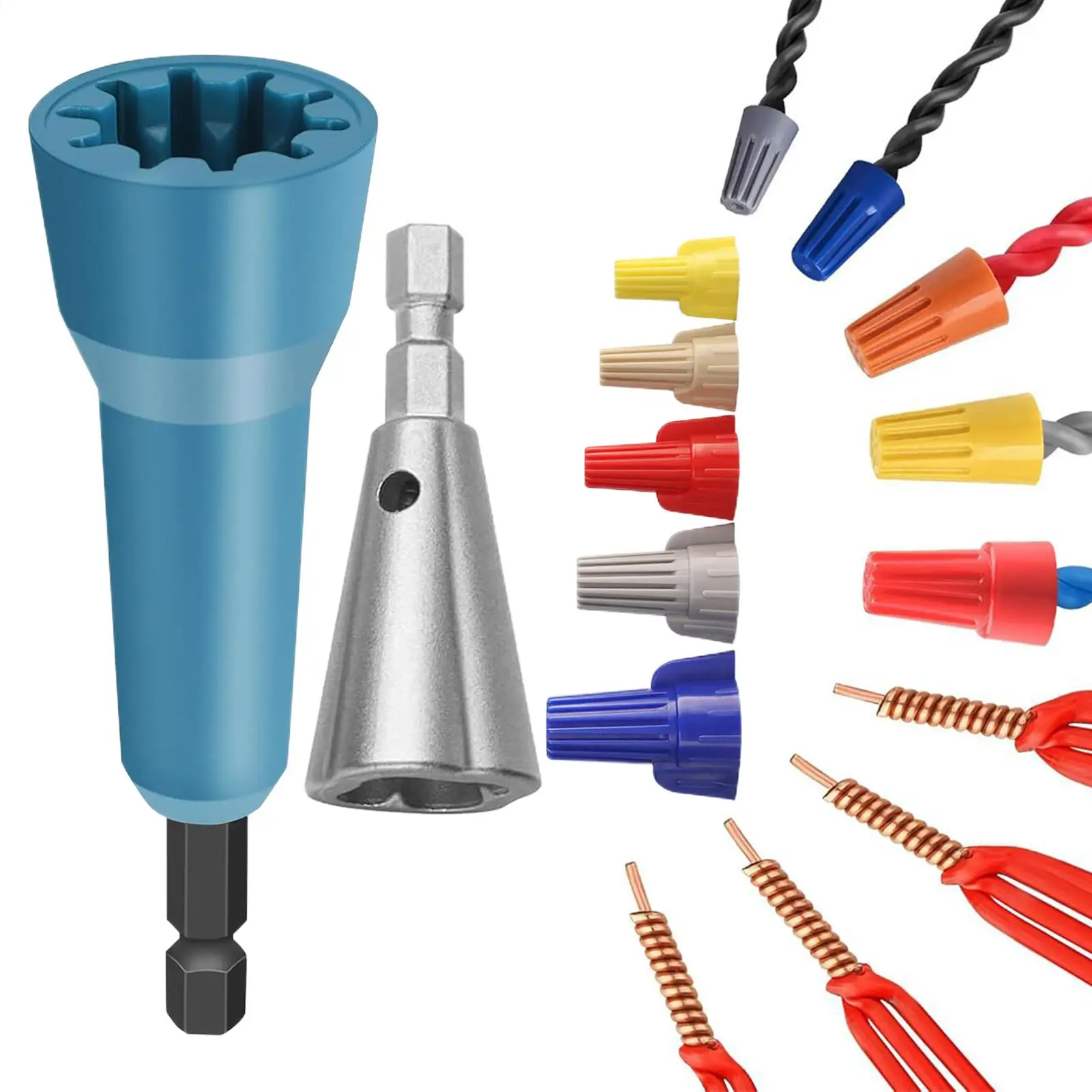 

Electrical Wire Twister Wire Connector Driver Cable Stripper Drill Attachment For Outdoor Industrial Work Network Automotive