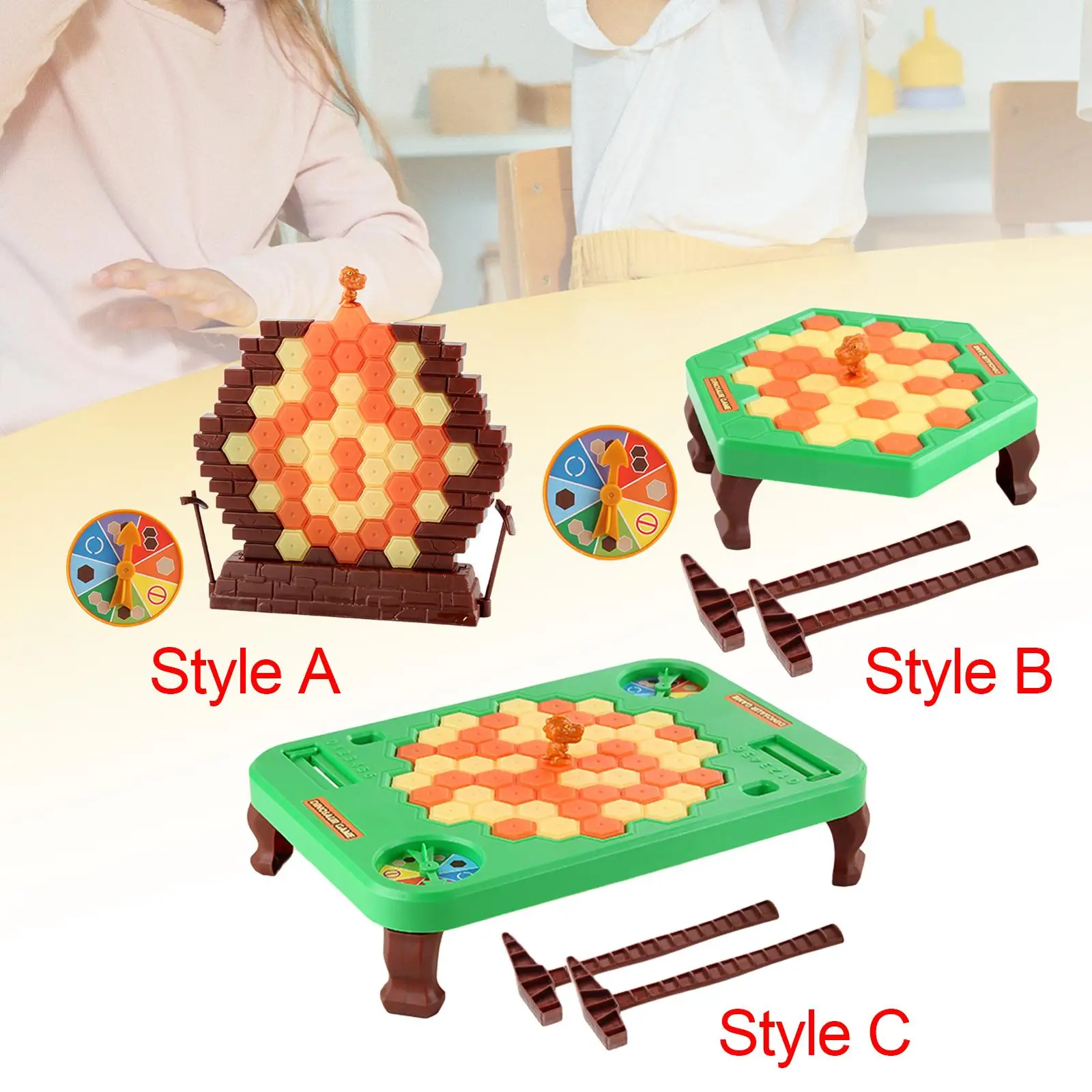 Knock Block Block Ice Breaking Game para Crianças, Puzzle Table