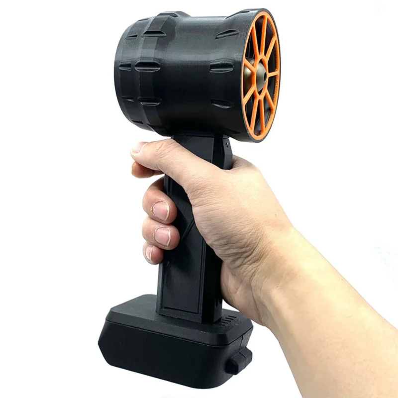ABJN-Rechargeable Turbo Jet Fan 1800G Thrust Electric Air Blower Dryer Duster For 18/21V Battery Compatibility