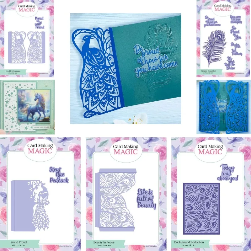 Heute Gibt Es Volleins für Dich: Metall-Stanzformen für DIY Scrapbooking, Bastelarbeiten, Schablonen, Fotoalbum-Vorlagen, Handgemacht