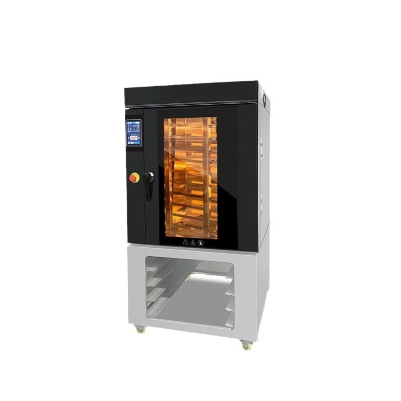 Commercial hot air circulation rotary oven bread cake biscuits moon cake snacks baking machinery and equipment