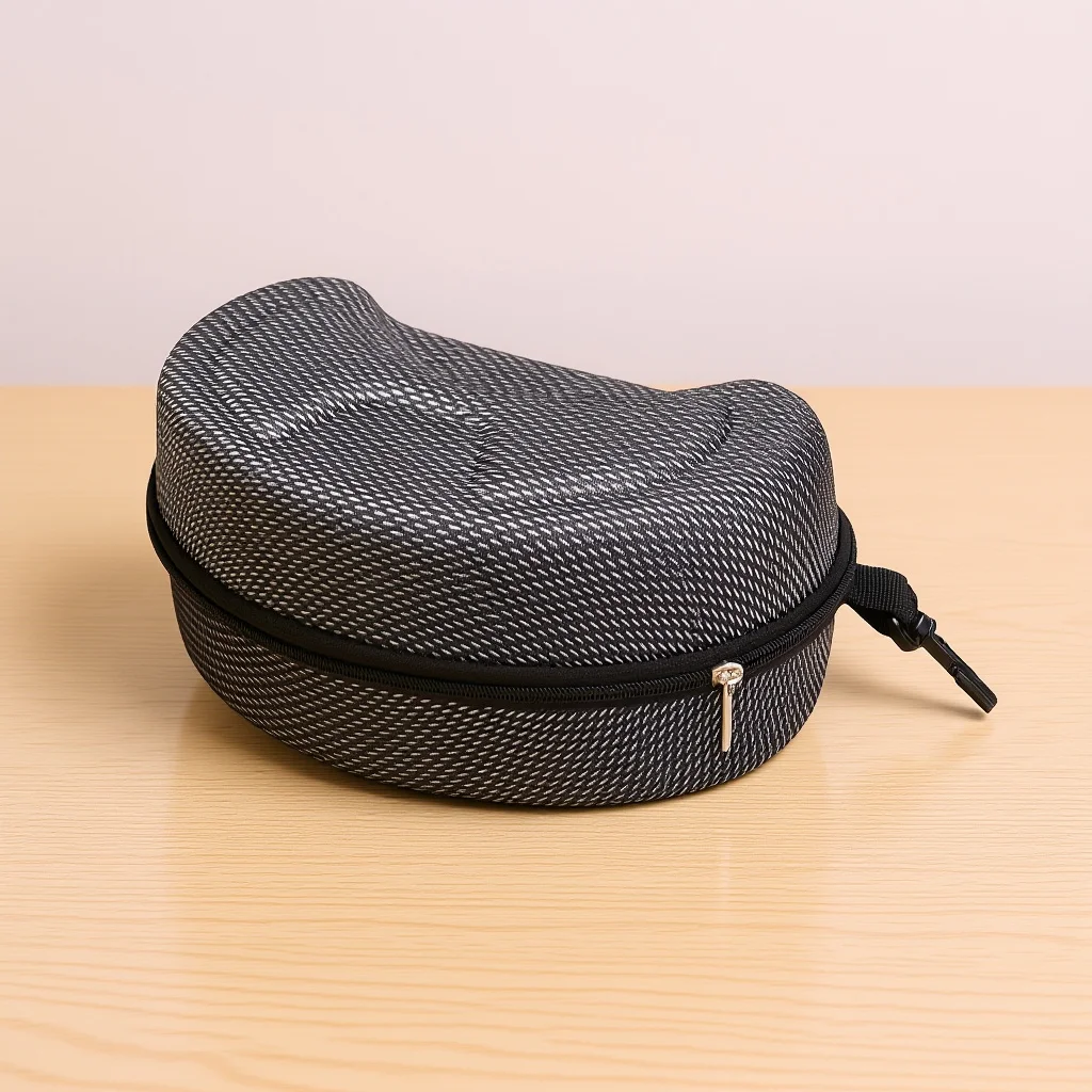 

Large Hard Eva Glasses Case Motorcycle Ski Goggles Box Waterproof Shockproof Zip Closure Portable Cycling Eyewear Bag