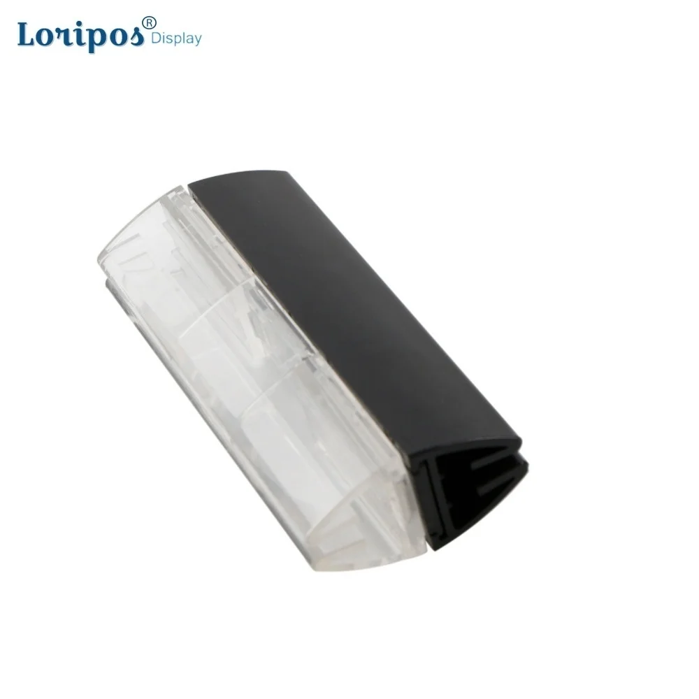 Plexiglass Holder Magnetic Slot Base Plexiglass Stand with Label Clips Fasten Acrylic Panels Plexiglass Sheets