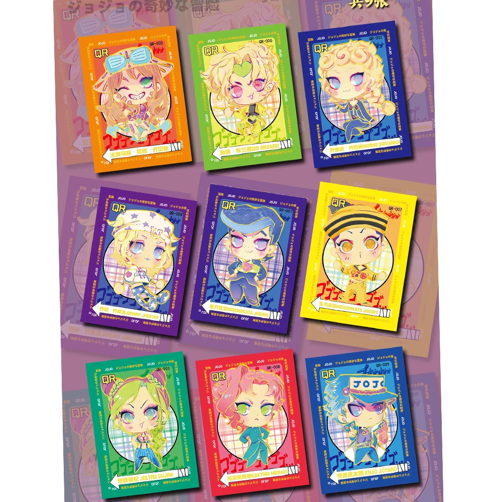 JOJO Bizarre Adventure Collection di carte Booster Box Gioco di società Giocattoli di Natale per bambini e regali per hobby