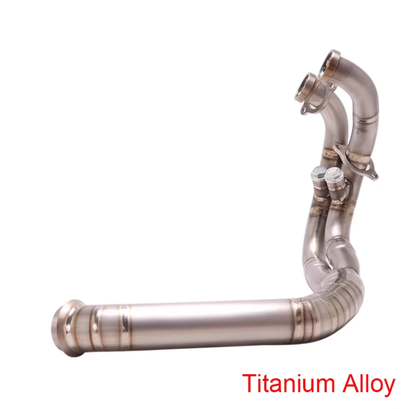 Slip On For CFMOTO 800NK NK800 Motorcycle Exhaust Escape Moto Systems Titanium Alloy Front Link Pipe Connect Original Muffler