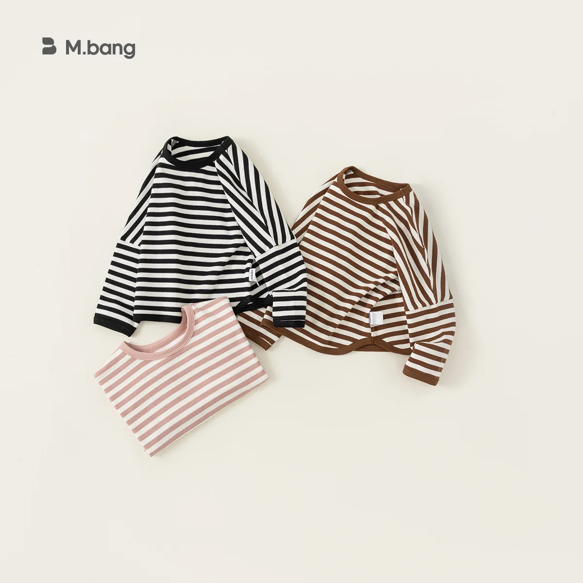 Baby Girl Top Children Clothes Children Striped Long-sleeved T-shirt Boy Off Shoulder Girl Undercoat Top New Autumn Style