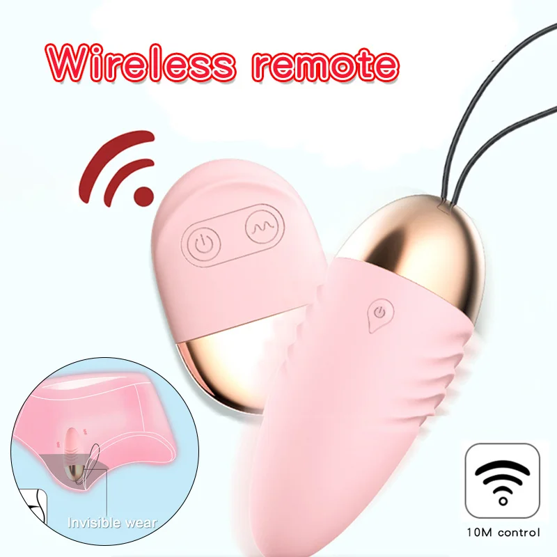 Silicone Vibrating Egg Wireless Remote Control Bullet Vibrators Vaginal Masturbation G Spot Stimulating Massager Women Sex Toys