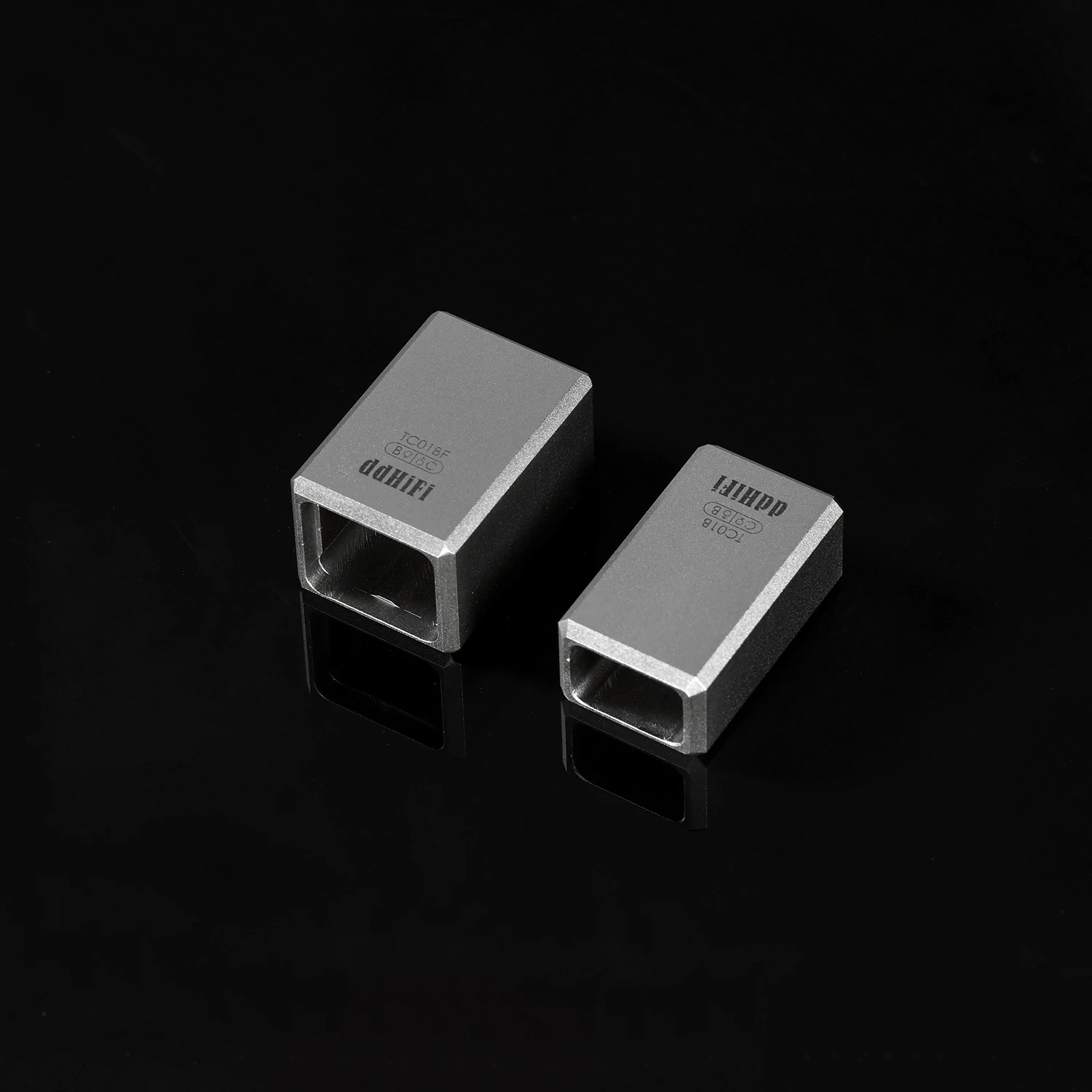 DDHiFi TC01B / TC01BF HiFi Quality USB-B to USB-C Adapter Converter with CNC Machined Unibody and Gold-Plated Connectors