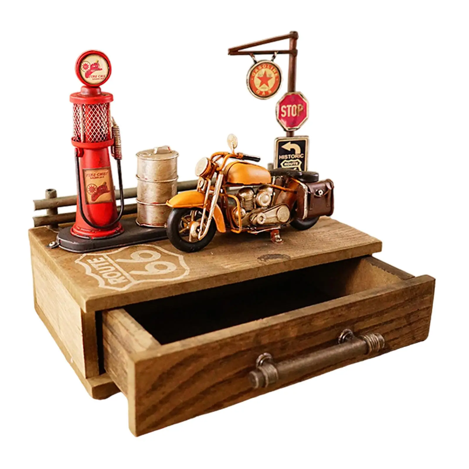 

Деревянный органайзер для стола, ящик для шкафа, декоративная коробка, ящик для хранения туалетного столика в спальне