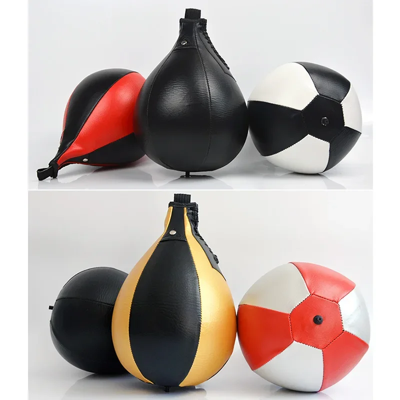 

Pear Training Speedball Hanging Swivel Punch Ball for Boxing Punching Exercise Speedball Punch Fitness Training