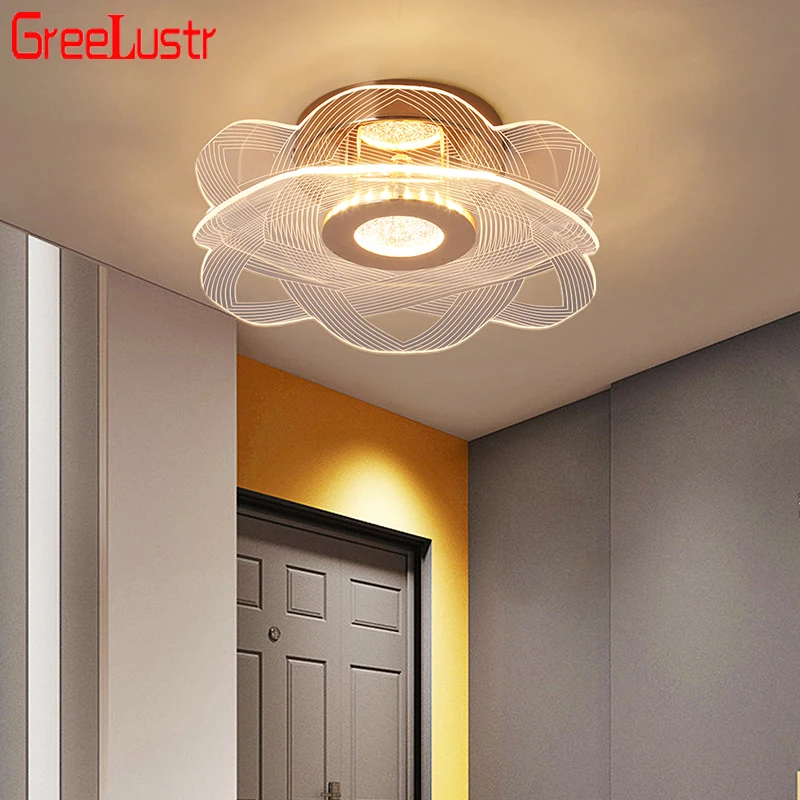 

Modern Acrylic LED Ceiling Lamps Home Decora Entrance Balcony Corridor Pendant Light for Bedroom Bloakroom Lighting Fixtures