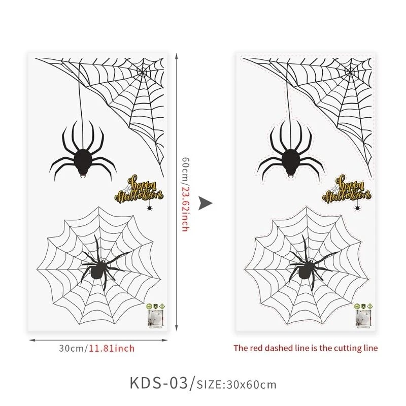 Autocollants muraux Noël Santa deur