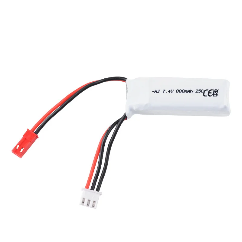 7.4V 800mAh bateria Lipo dla WLtoys K969 K979 K989 K999 P929 P939 części zamienne do samochodów RC baterii 2s 1-5 sztuk/7.4v ładowarka