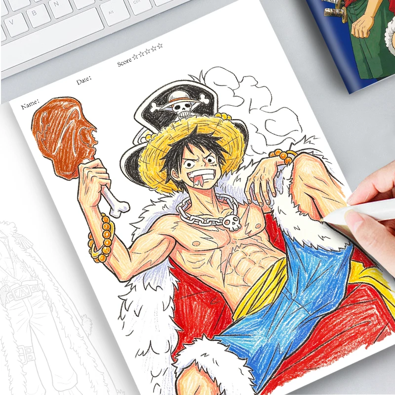 Livro de Colorir Anime One Pie - Anime Cosplay Drawing avaliação e preço