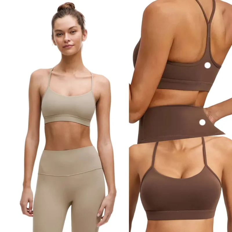 

2025 5A Yoga Y Bra Pant Set High Impact Fitness Seamless Top Gym Women Active Wear Yoga Workout Vest Sports Tops Same Style Hot