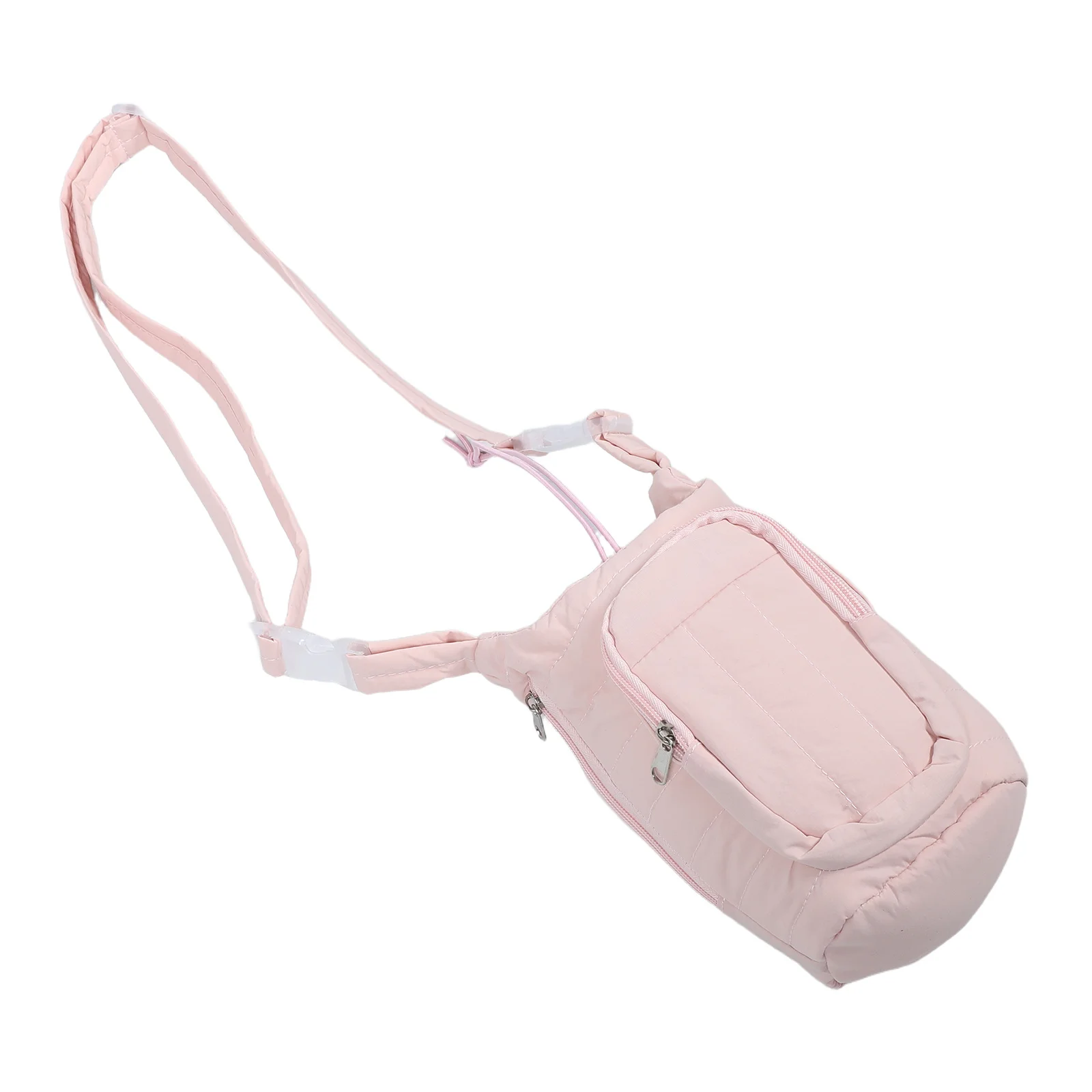 Large Capacity Insulated Bottle Cover Sleeve Water Bottle Carrier For Hiking Travel Outdoor Sports Adjustable Crossbody Cup