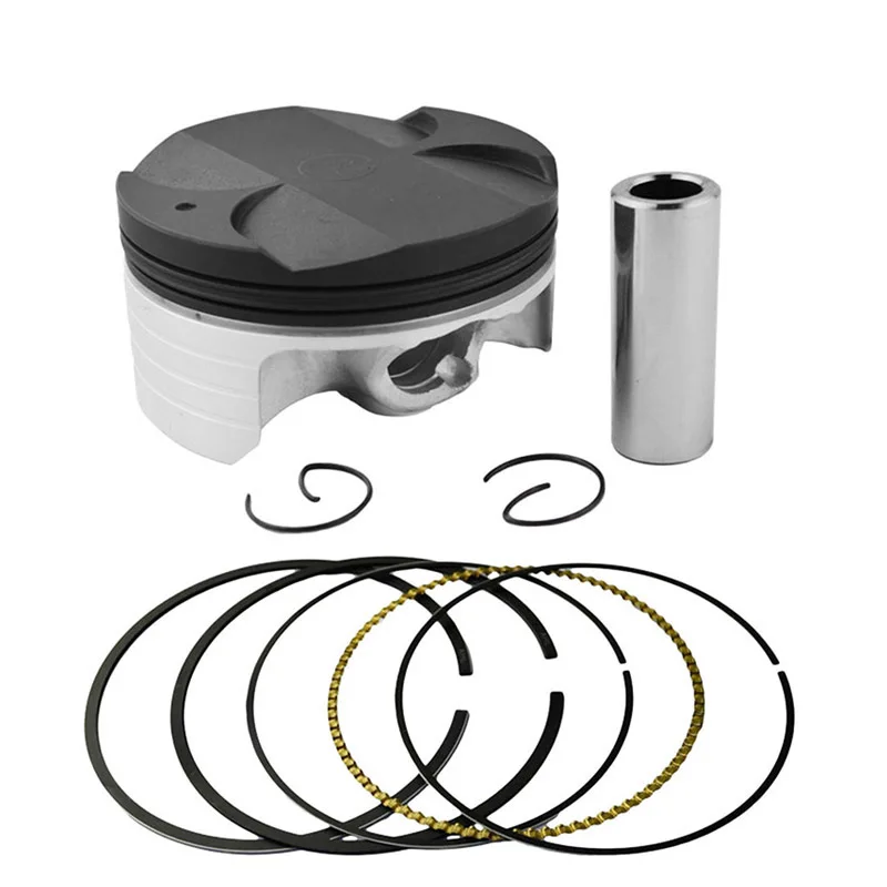 AHL 4 Sets Motorcycle Piston Kit & Rings STD +25 +50 75mm 75.25mm 75.5mm For HONDA CBR1000RR Fireblade 2004 2005 2006 2007