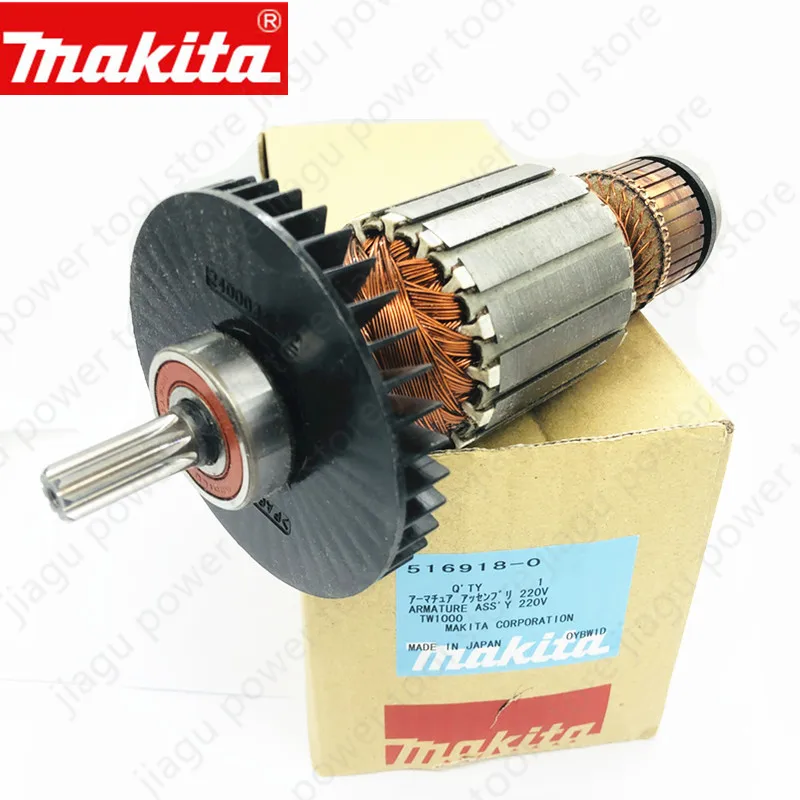 Original AC220-240V MAKITA 516918-0 Rotor for TW1000 Electric tool parts