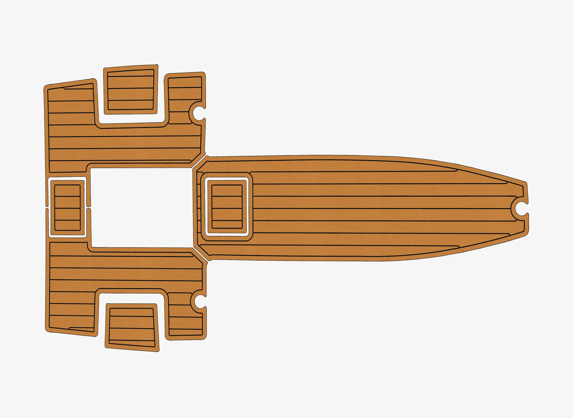 

Duffy 18, 1/4 дюйма, 6 мм, пенопласт EVA, нескользящий морской настил из тикового ПВХ, морской коврик 1,3ek, водный ковер, морской пол