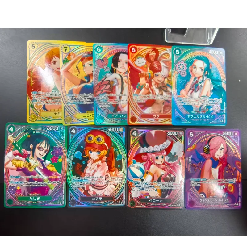 

Diy One Piece Japanese Version Extra Booster One Piece Heroines Edition Eb-03 Series Nami Nico Robin Uta Collection Anime Card
