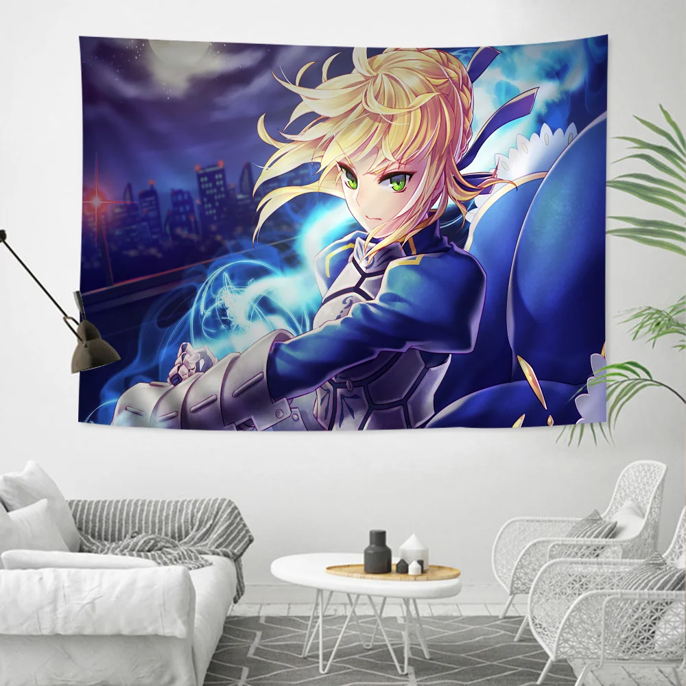 

Fate Stay Night Hanging Bohemian Tapestry Hanging Tarot Hippie Wall Rugs Dorm Home Decor