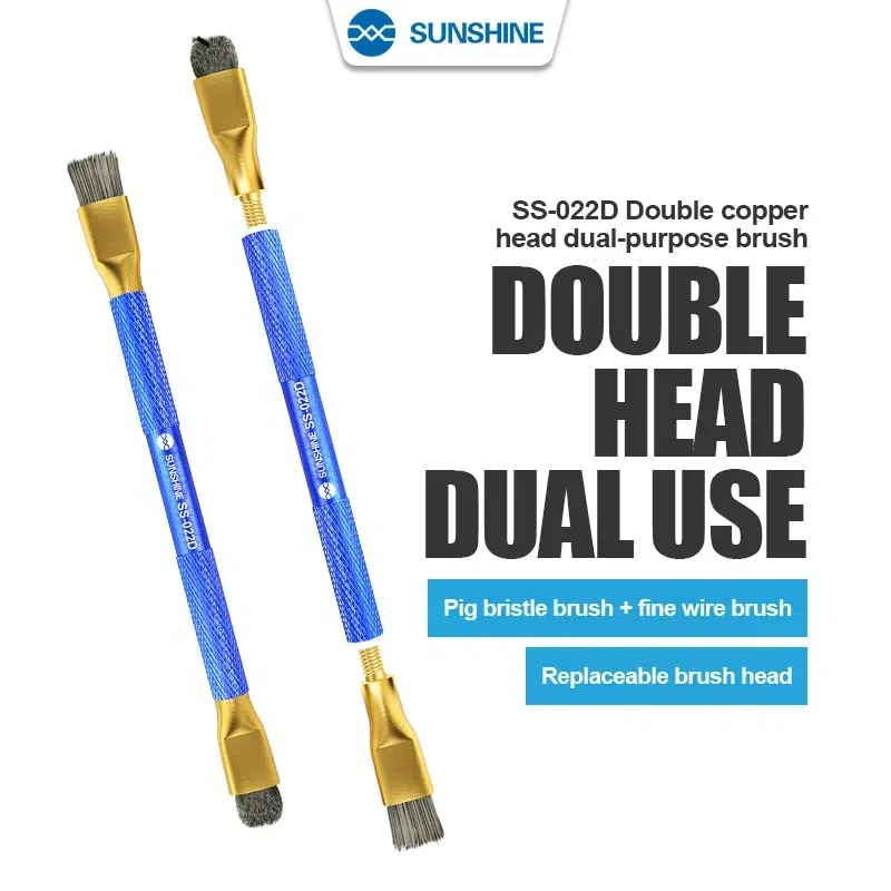 SUNSHINE SS-022/SS-022B/SS-022D ремонт печатной платы ESD антистатическая щетка для пыли для мобильного телефона планшета ремонт печатной платы BGA пайка
