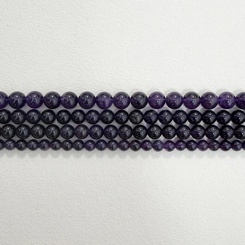 Бусины из аметиста Tony and Beads - натуральный камень, 8 мм — фото модели