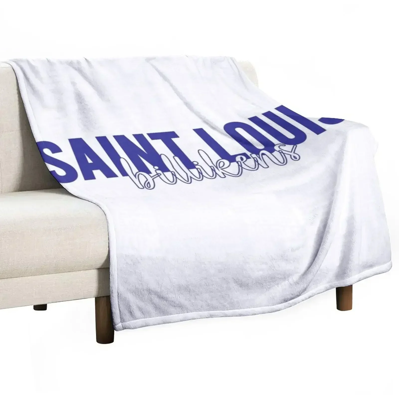 

saint louis university billikens Throw Blanket Compact Warm Blanket for Car Road Trip