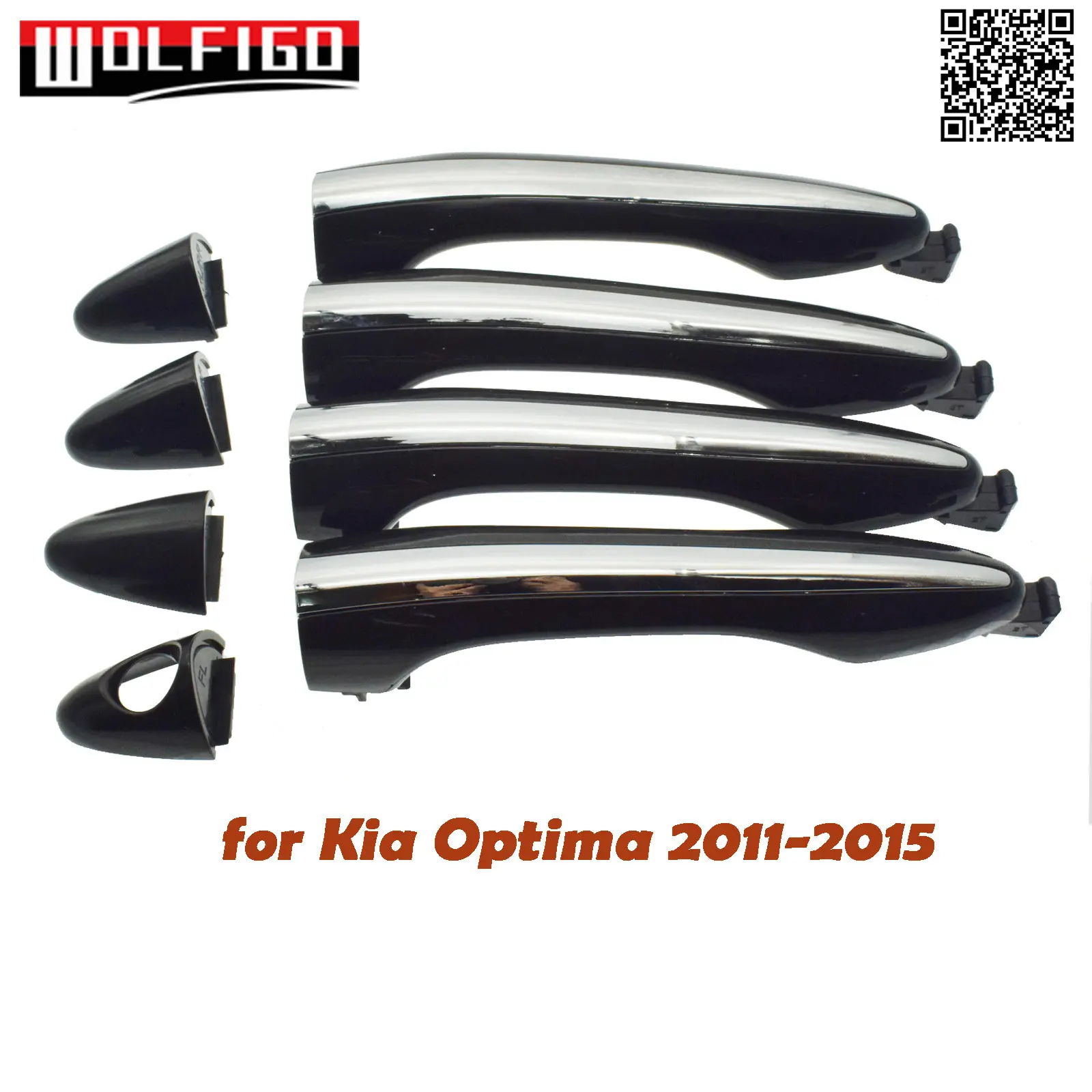 Front Rear Left Right Exterior Outside Door Handle for Kia Optima K5 2011-15 826512T010, 826612T010, 836512T010, 836612T010