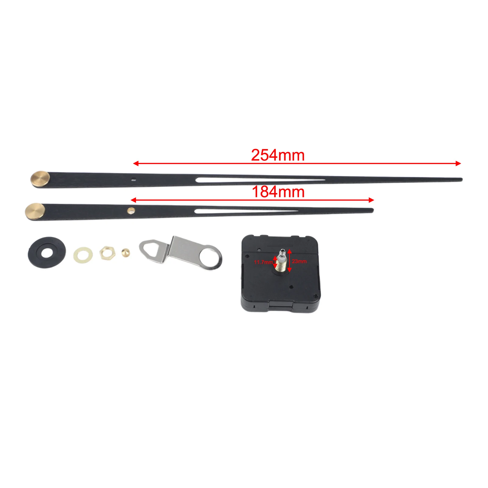 Clock Kit Clock Kit Adjustable Clock Size Complete Clock Kit Customizable Wall Clock Components DIY Craft Clock