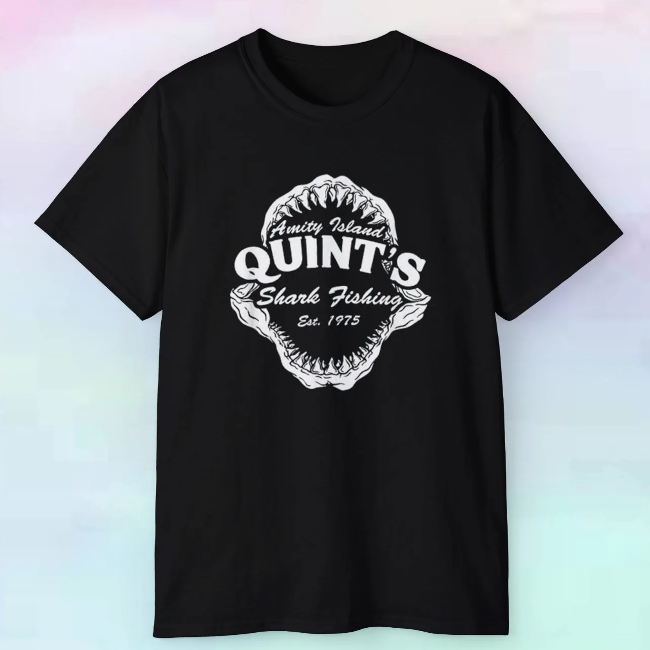 

Amity Island Quint's Shark Fishing Shirt | Jaws Parody | S-5XL Sizes - Ocean Tee