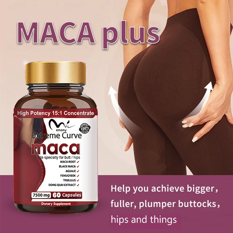 60 capsules that are easy to swallow increase natural curves for buttocks and buttock growth supplement vegetarian