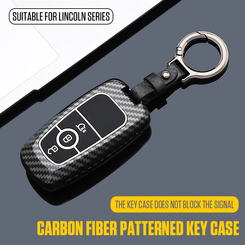 Funda de plástico ABS para llave de coche, para Lincoln Continental Navigator Z MKZ MKC MKX Nautilus Aviator Corsair 2017 2018 2019