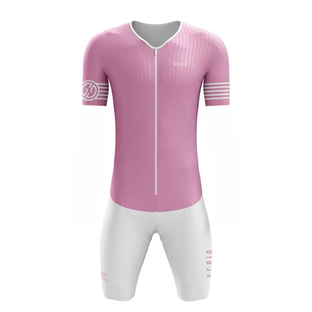 Terno de triatlo masculino, macacão de ciclismo, manga curta, roupa de ciclismo masculino, roupa de banho de uma peça, corrida, bicicleta