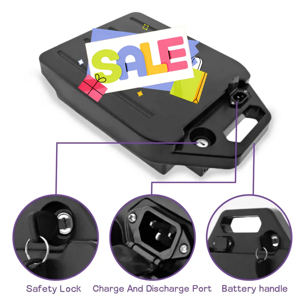 

2026 NEW Waterproof 60V Lithium Battery 10/15/20Ah for Harley Citycoco 2000W Electric Scooter Motorcycle Replacement Battery