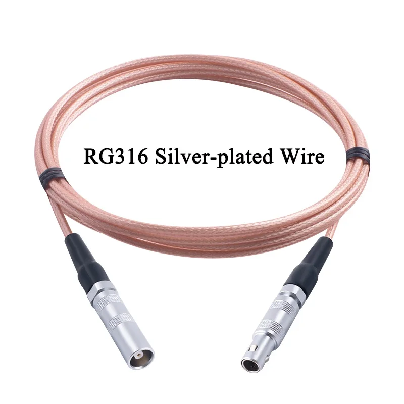 C5-JK RF Connector Cable Male to Female with RG316 Silver-plated Cable RG316 Coaxial NIM Signal Wire Compatible LEIMO.FFA/PCA.00