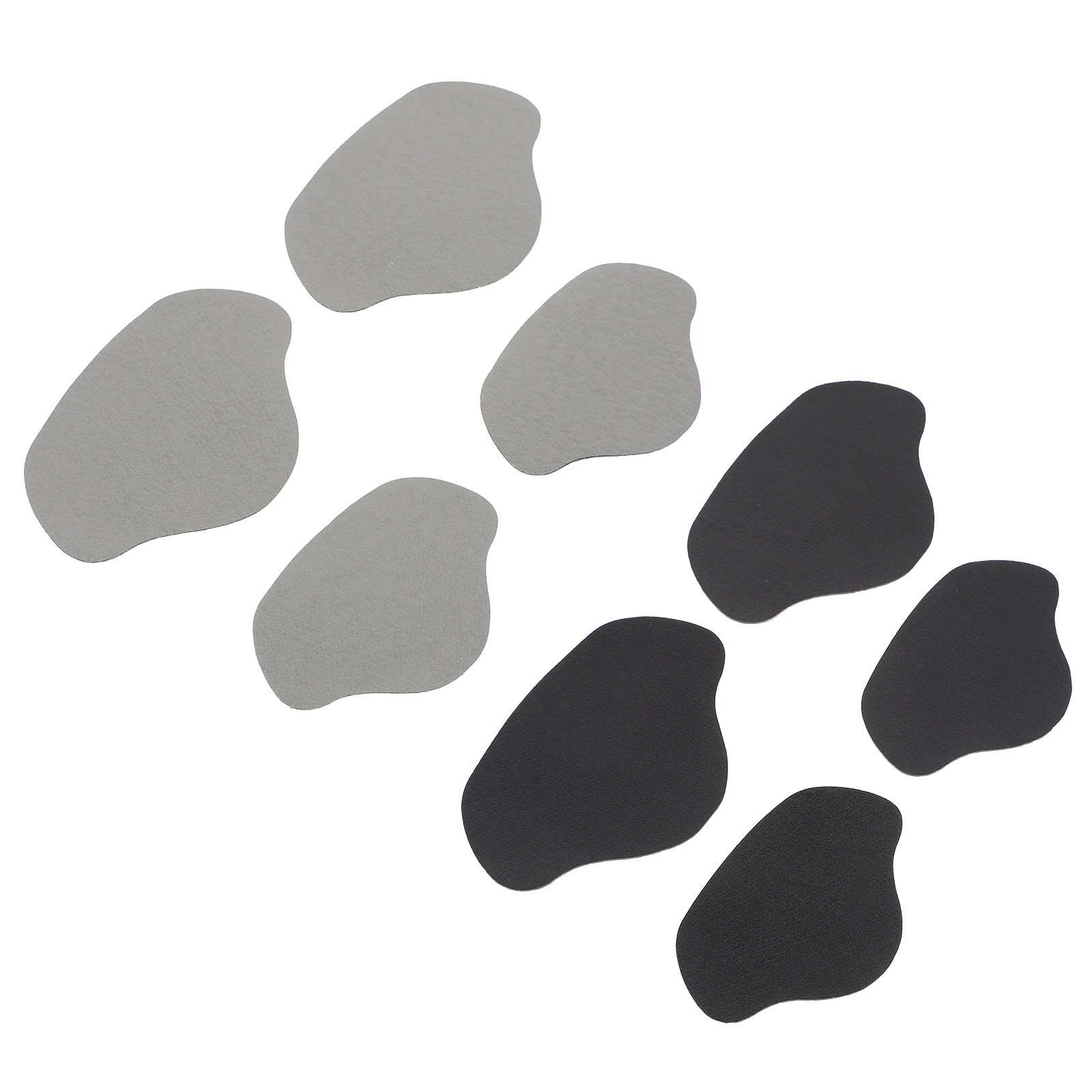 

8pcs Rear Heel Stickers Black Grey Self-adhesive Pads Breathable Sweat-absorbent Feet Protectors Shoe Cushions