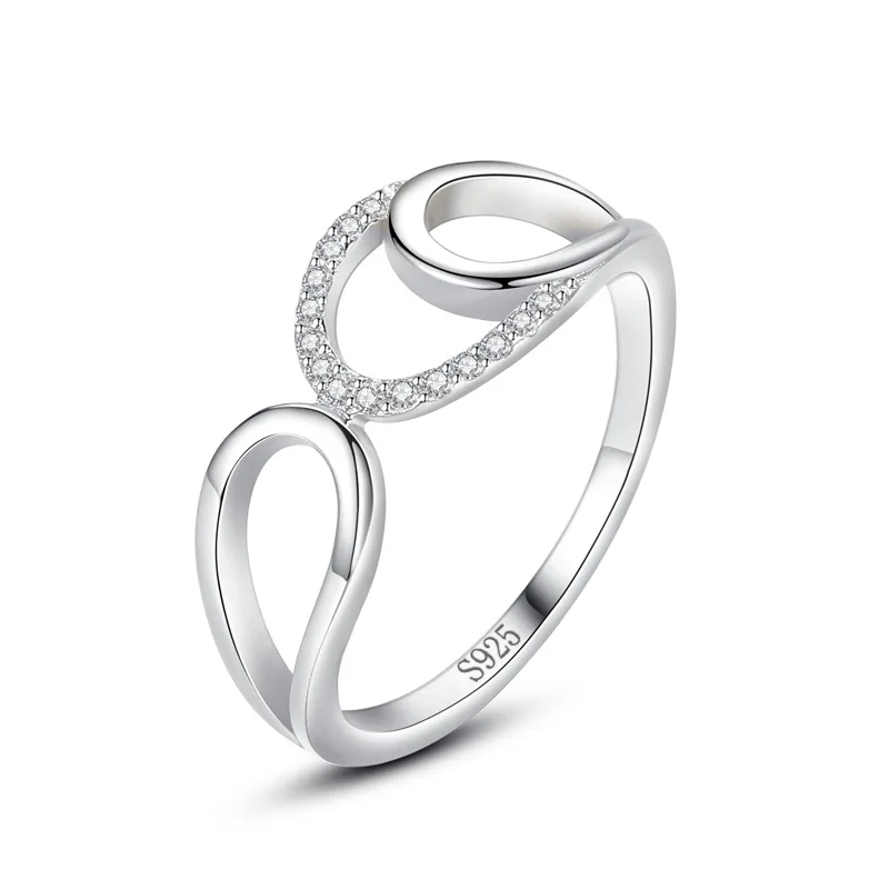 

INS Design Lady Anillos De Mujer Серебро 925, ювелирные изделия, кольца из белого золота для женщин