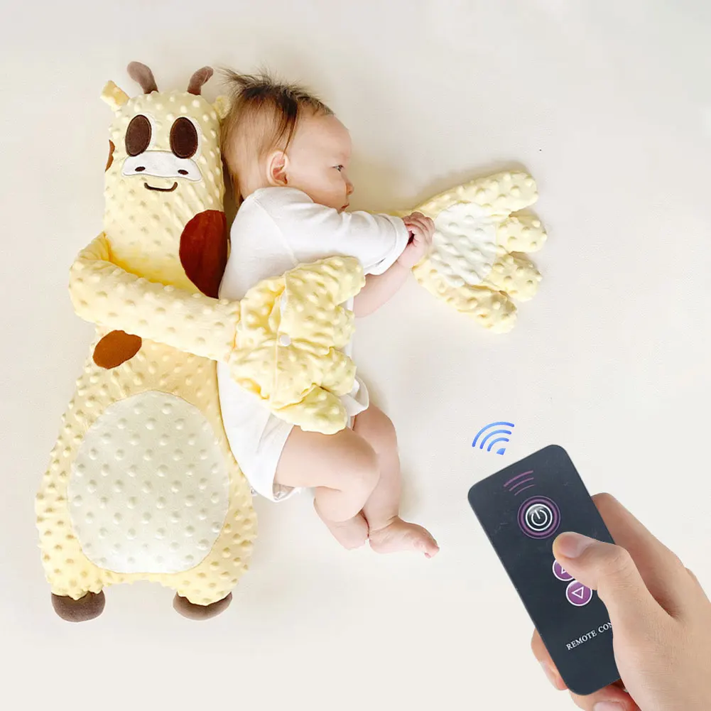 Baby Sleep Pillow Electric Soothing Sleep Companion Automatic Patting Sleeping Pillow Remote Control Simulated Palm Slapping