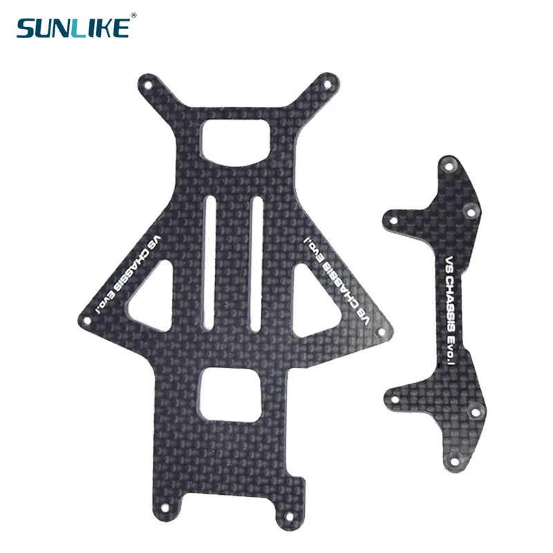 1.5mm Pure Carbon Fiber VS Chassis EVO.1 94734 Upgrade Kit Is Suitable For Tamiya Mini 4WD Racing Toy Model Kit