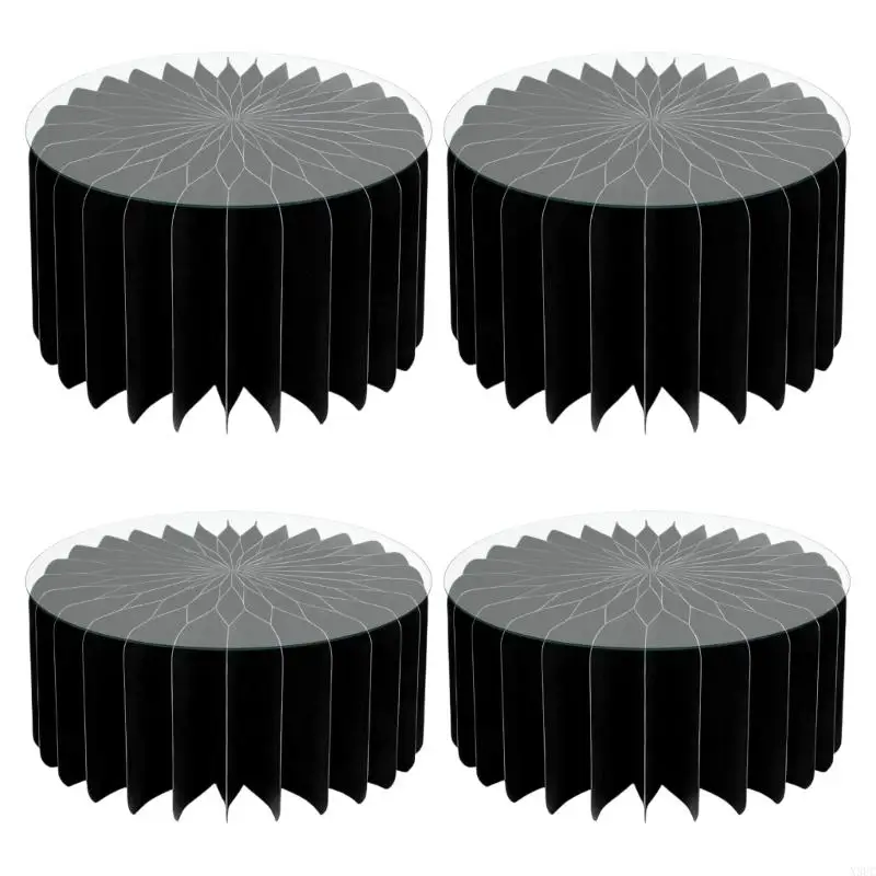 Pack of 4 Foldable Dessert Display Stands in 10 10 20 20cm Size for Multiple Tiers User Friendly Application Treats Holders X3UC