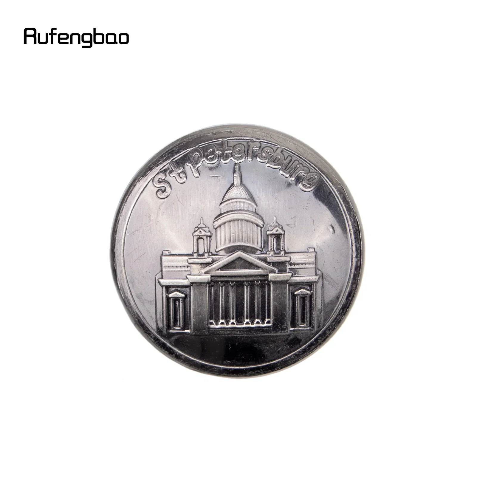 ไม้เท้าเดี่ยวแบบมีหัวประดับรูปประตูมหาวิหารเซนต์ปีเตอร์สเบิร์ก สำหรับตกแต่ง คอสเพลย์ ปาร์ตี้ แฟชั่น ฮาโลวีน ความยาว 93 ซม.