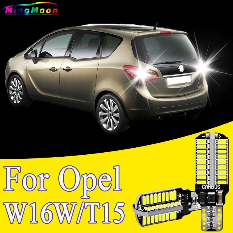 

2X 1156 P21W T15 W16W T20 7440 White Canbus LED Bulb For Opel Astra H J G Corsa D C Insignia Vectra B Zafira Mokka Meriva leds