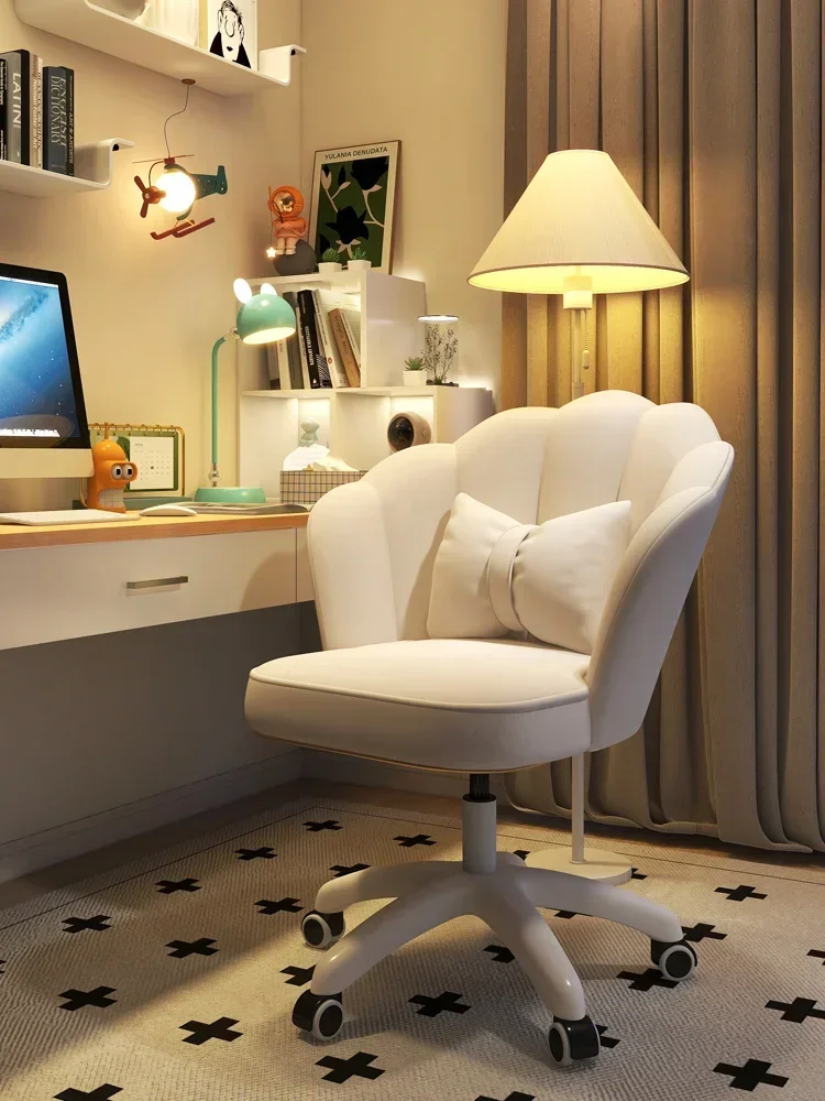 

Home girls' makeup chair dressing stool bedroom computer chair writing chair comfortable and sedentary.