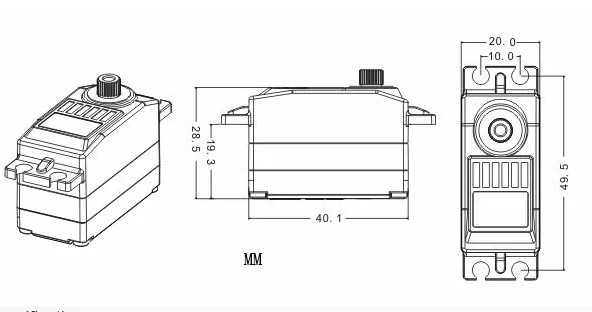 9 kg Traxx HPI Racing Tamiya Kyosho Drift Rc Car Servo