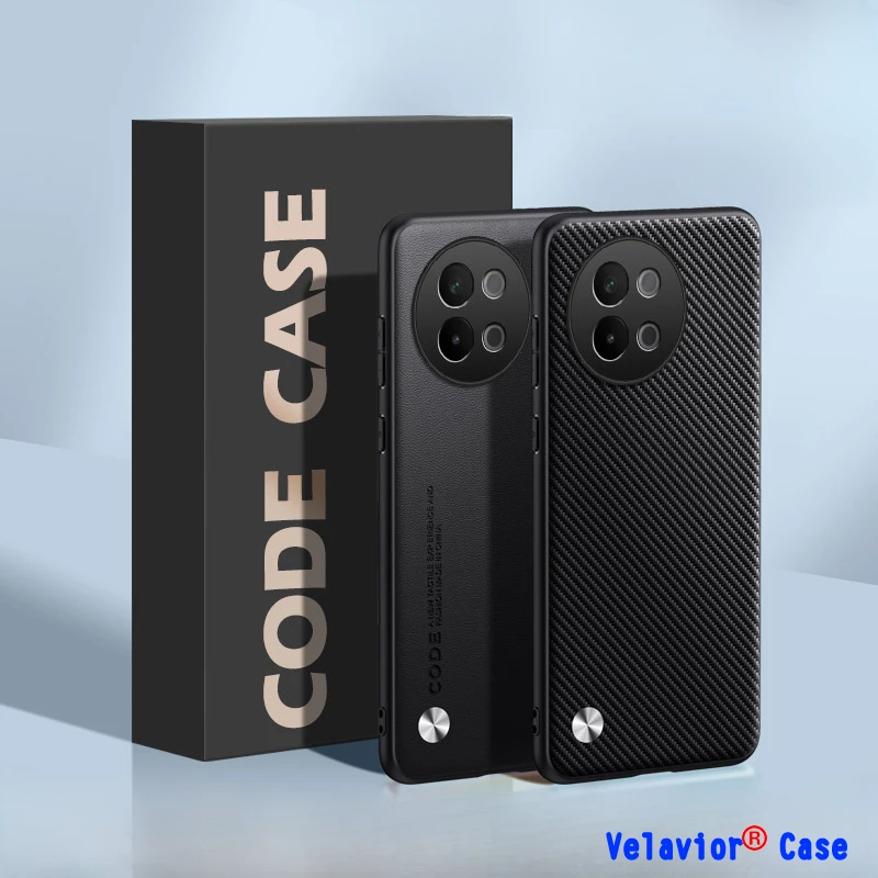 

Case for Vivo S18E Ultra-thin Armor Shockproof Soft Silicone Shell Vivo S18 S18e S17 S17e Pro Case Leather Luxury Phone Cover