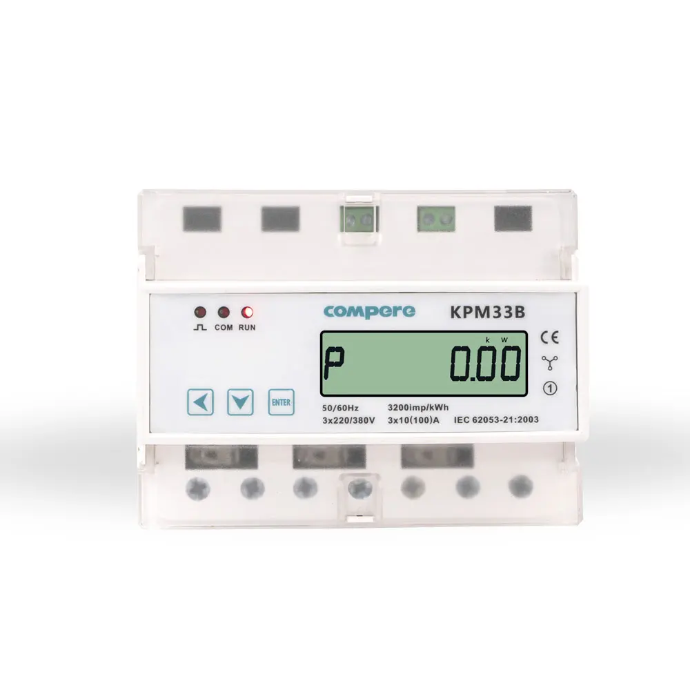 Modbus Smart Digital Prepaid Energy Meter Remote Control Three Phase Electricity Billing Meters