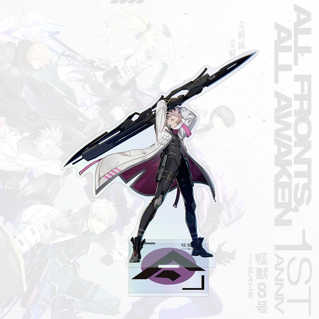 Kaiju No 8 Unleashed Power Acrylic Stand, Kafka Hibino Battle Form Anime Figure Standee, Desk Decor Keychain Limited Edition