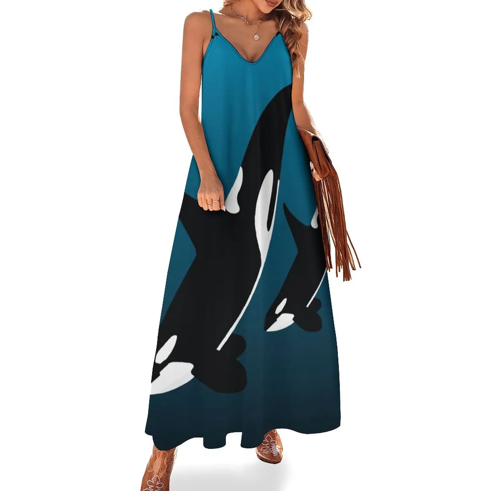 

MOTHER AND CHILD BLACK - ORCA Sleeveless Dress summer dress korean women women's summer dresses 2024